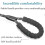 Padded Reflective Dog Training Leash 1/2" x 6ft with Adjustable Loop, Luminous Threading 2