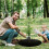 Weed Control Mat for Trees 70cm Durable Mulch Ring Membrane Fabric Barrier Silver 3