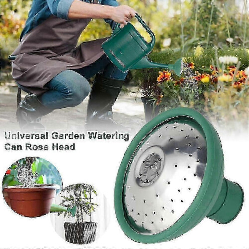 Universal Watering Can Nozzle Replacement, Green Plastic Garden Watering Tool with Multiple Spray Patterns for Plants 2