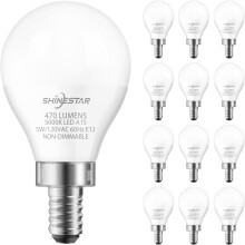Ampoule LED E12 pour candélabre 5W 5000K 470lm A15