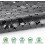 Antislip badmat met kiezelstructuur, 27x14 inch 2