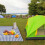 Taomzat Water-Resistant Picnic Blanket, Leaf Pattern, Foldable 150x100cm for Beach Camping Park 4