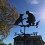 Decorative Wind Vane for Garden, Stainless Steel Weathervane, Rust-Resistant 3