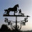 Decorative Wind Vane for Garden, Stainless Steel Weathervane, Rust-Resistant 4