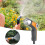 Heavy Duty Hose Sprayer Nozzle with Multiple Adjustable Watering Patterns for Cleaning 2