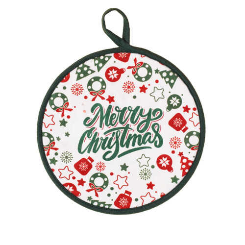 Serviette de Noël à suspendre, en polyester, 22 x 22 cm 1