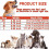 Reflective Adjustable Dog Collar with Soft Neoprene Padding, Nylon, Quick Release Buckle, Orange, Size M 2