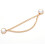 Magnetisk bukseforkorterklips med strass, 1 par 1
