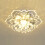 LED krystalblomst loftslysekrone 9W 2