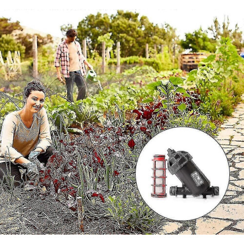 DN25 Drip Irrigation Water Filter 120 Mesh 130 Micron with Pressure Regulator 2