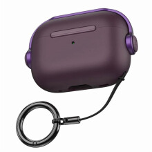 Měkké silikonové pouzdro na sluchátka s poutkem pro AirPods Pro3