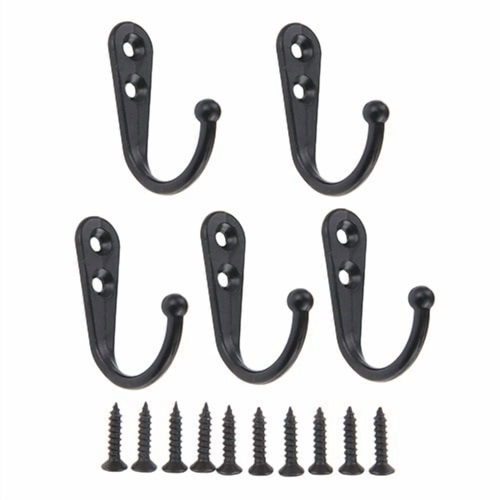 5 Pack Zinc Alloy Wall Hooks Â Vintage Style, 44Mm 9058772211705