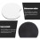 Qiysamall blank sublimation car coasters 100 pcs 4
