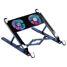 Laptopkoelpad met 4 stille ventilatoren en ledverlichting