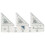 45 Doppelstreifen-Acryl-Quiltlineal 1