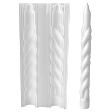 Csavart hengeres szilikongyantából készült öntőformák (8Designs)