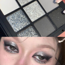 Palette de 9 fards à paupières brillants au fini nacré, 45 g