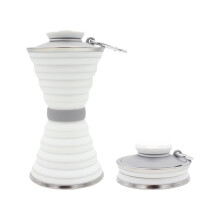 Witspace faltbare Wasserflasche mit Karabinerhaken, 500 ml
