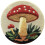 Mushroom Punch Needle Kit – Printed Pattern, Hoop & Yarn 1