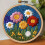 Abstract Daisy Punch Needle Kit – Printed Pattern, Hoop & 1