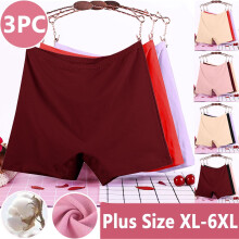 Damen-Baumwollslips mit hohem Bund, 3er-Pack, XL-6XL