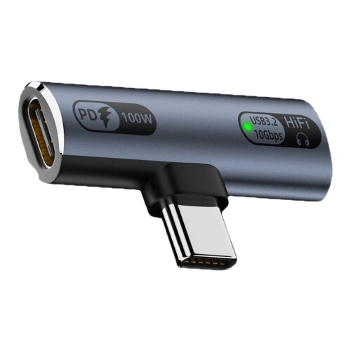 Adaptor USB C cu încărcare PD100W și date de 10 Gbps