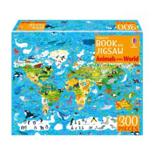 Usborne Book and Jigsaw Animals of the World by Kirsteen Robson Paperb