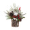 Mini Pre-Lit Christmas Tree with Berries Pinecones Flocked 2