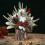 Mini Pre-Lit Christmas Tree with Berries Pinecones Flocked 4