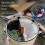 Camping Trash Can Foldable Portable Outdoor Garbage Bin with Lid for Garden Storage 3