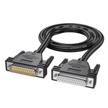 DB25-Seriellkabel, Stecker auf Buchse, 50 cm bis 10 m