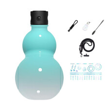 Garrafa de água em formato de cabaça, Tritan, 900ml