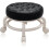 Round PU Leather Swivel Stool with Thickened Cushion 1