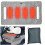 Coprisedile riscaldato per golf cart, 4 zone, grafene, USB/Type-C 1