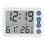 Digital termometer/hygrometer med väckarklocka vit 1