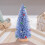 UHUYA Christmas Decoration Blue Tree Desktop Door Gift 4