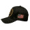 Athletic Embroidery Baseball Cap Adjustable Closure-Black 1