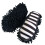 Chenille golvtofflor med moppbas, ett par 1