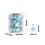 Light Blue Starpeach-Shaped Christmas Ornaments 12 pcs 3