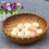 Handmade bamboo flat tray for fruit and snacks, 1 piece 4