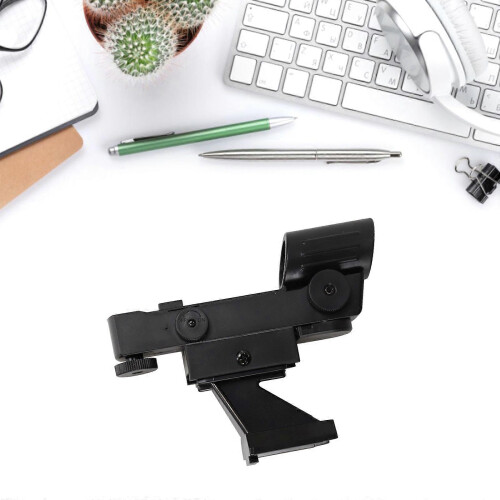 Black Alloy Red Dot Finder Scope for Telescopes with Adjustable Brightness and Mounting Bracket 1