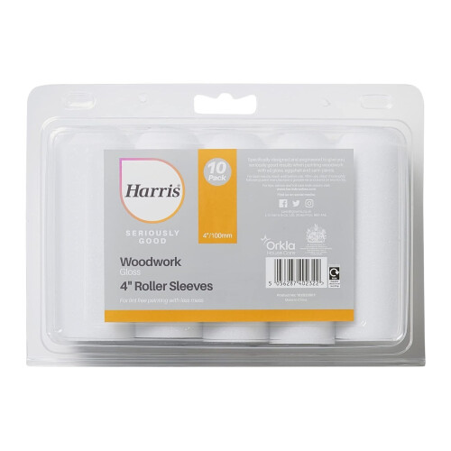 Harris Harris 4in Gloss Mini Roller Sleeves 10 Pack