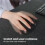 Mouse Mat Non-Slip Dark Grey Large Desk Protector Rollable for Office Computer Laptop 3