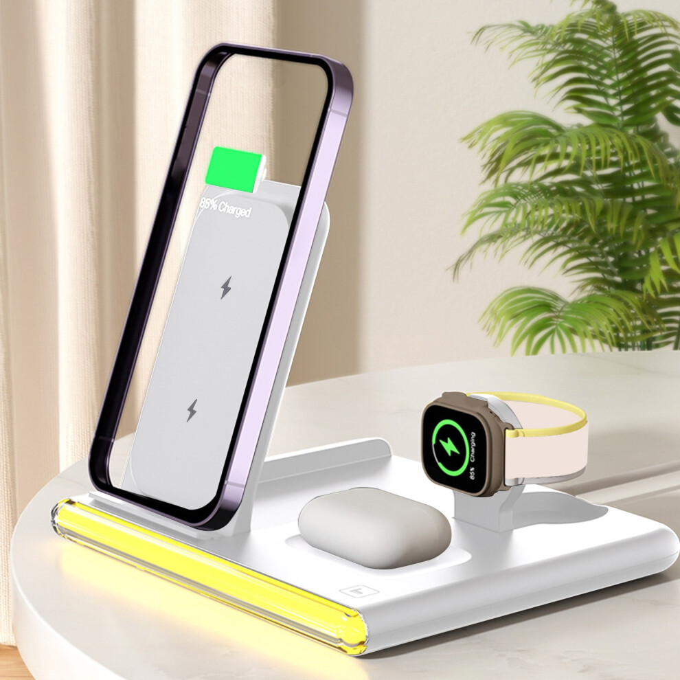 15W 3-In-1 Wireless Charging Station 9058772177070