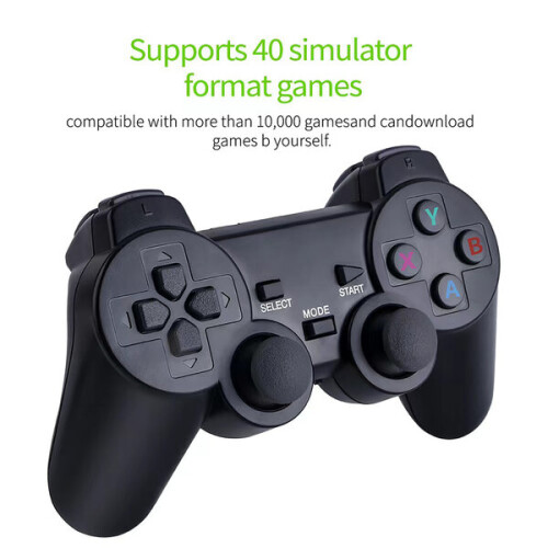 Game Console compatible with PS1, N64 | 4K HD, 20000+ Games, Two Controllers for Multiplayer Gaming 1