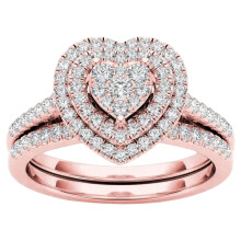 Bague de fiançailles avec zircon cubique, pierre de naissance, pour femme