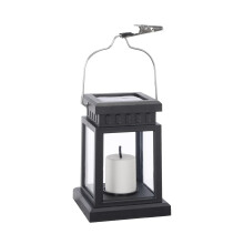 Candela LED solare con morsetto in metallo – Luce bianca calda