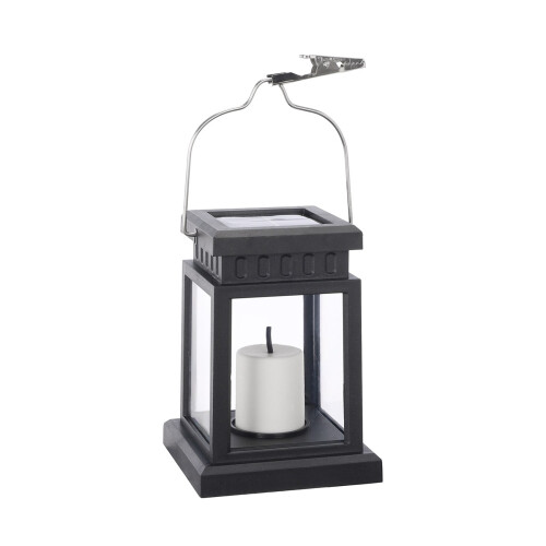 Solar LED-kaarslamp met metalen klem – Warm wit