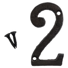 Cast Iron House Numbers Set – Rustic Farmhouse Style,