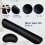 Keyboard and Mouse Wrist Rest Compatible with Most Laptops, Memory Foam Support with Waterproof Lining, Black 4